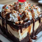 Hot Fudge Sundae Brownie Cheesecake