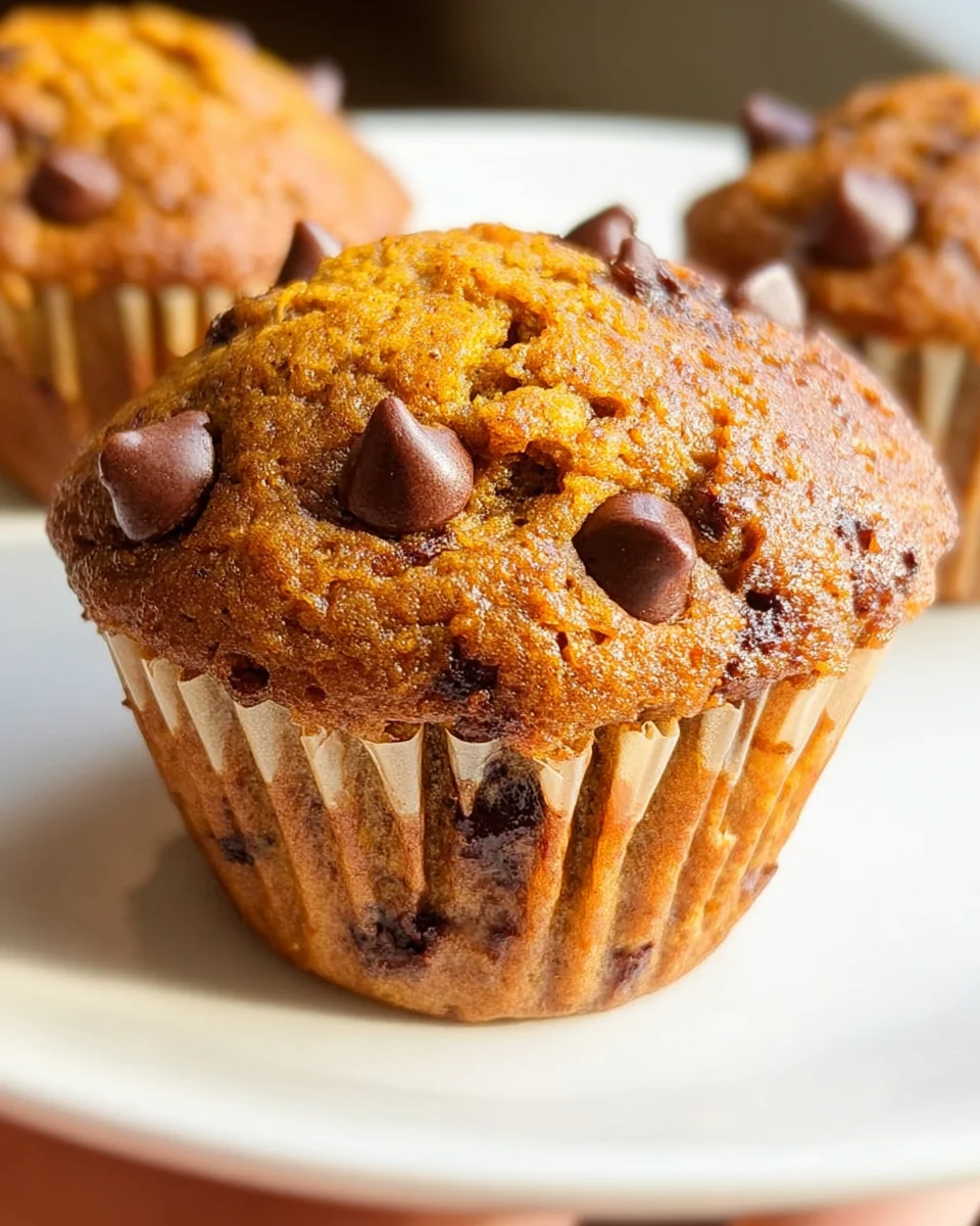 Pumpkin Chocolate Chip Muffins 26 Pumpkin