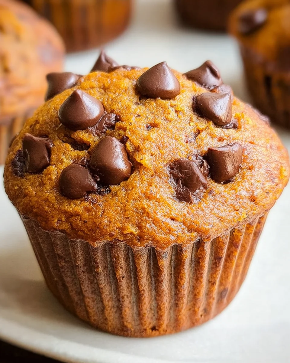 Pumpkin Chocolate Chip Muffins 27 Pumpkin