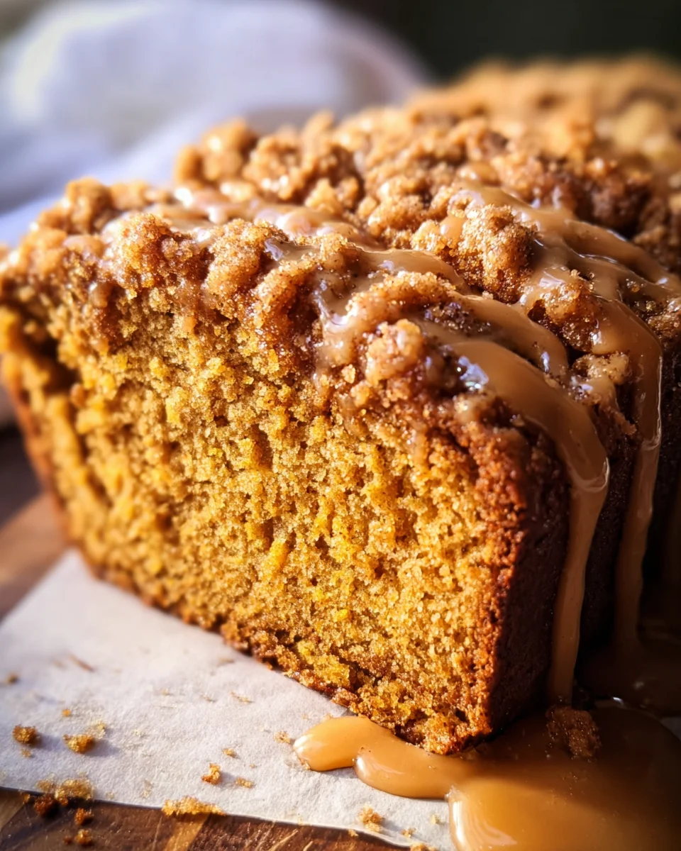 Pumpkin Streusel Bread